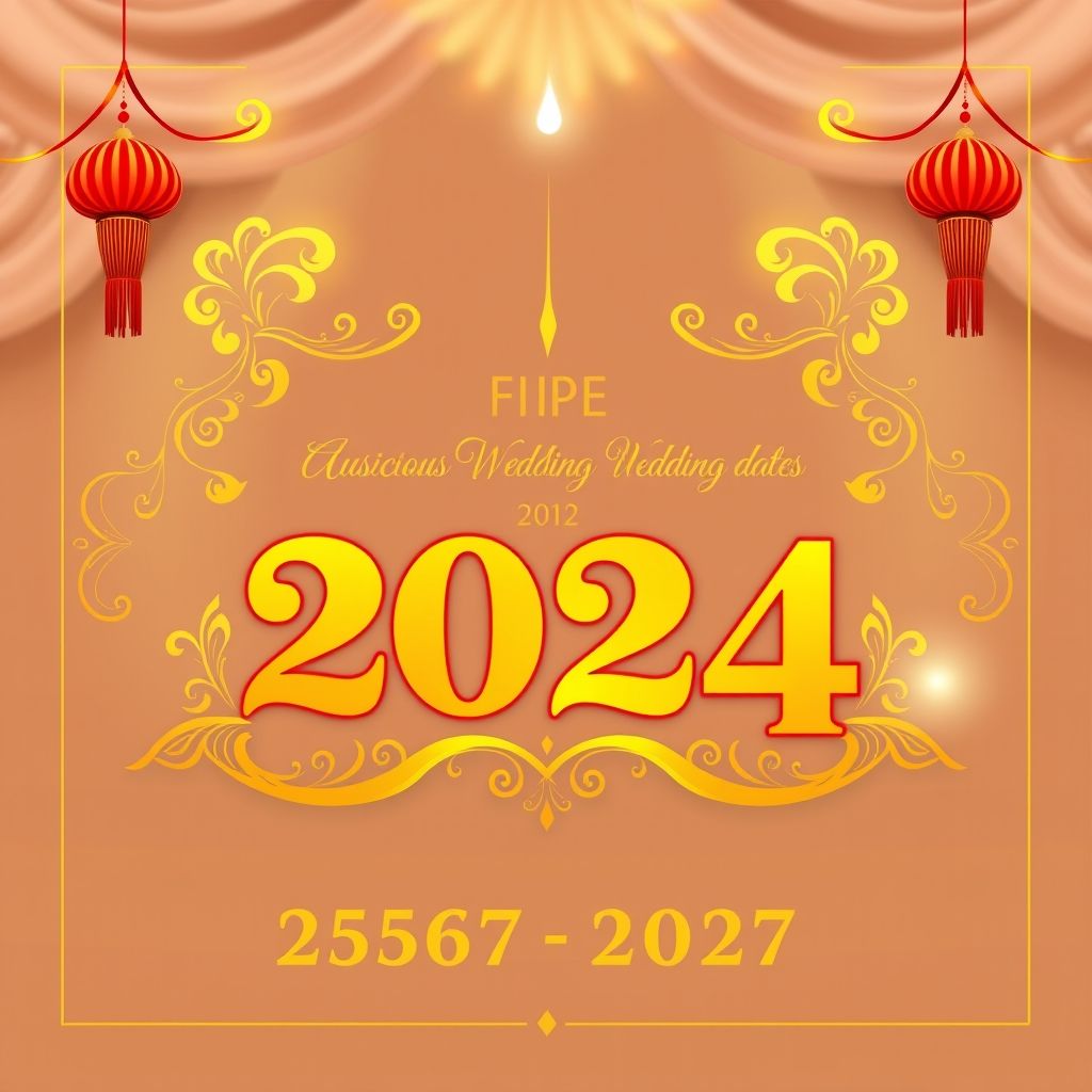 ฤกษ์แต่งงานปี 2567 ฟรี! อัพเดทล่าสุด